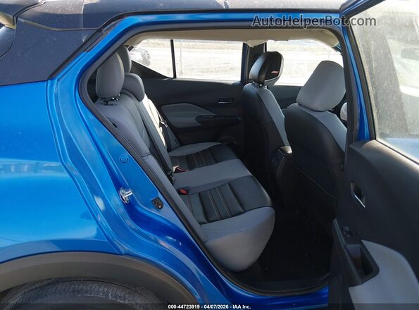 3N1CP5DV1ML563677 2021 NISSAN KICKS Blue Vista de la etiqueta del VIN