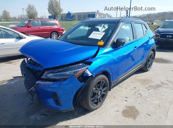 3N1CP5DV1ML563677 2021 NISSAN KICKS Blue 