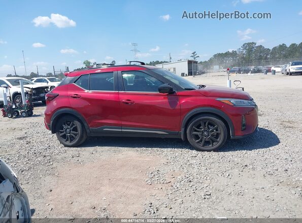 3N1CP5DV2RL554851 2024 NISSAN KICKS Red უკანა სალონის ხედი