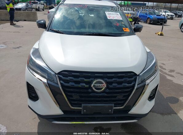 3N1CP5DV3ML515811 2021 NISSAN KICKS White Вид щитка приладів