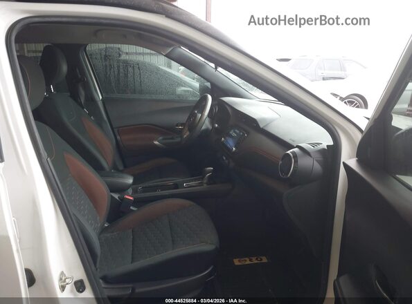 3N1CP5DV4ML488618 2021 NISSAN KICKS White წინა სალონის ხედი