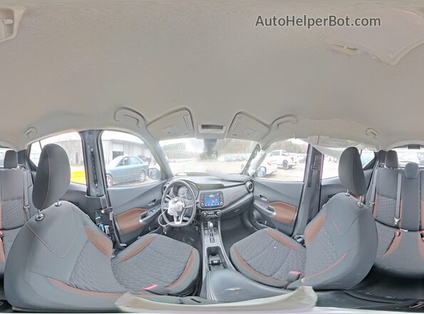 3N1CP5DV6ML509792 2021 NISSAN KICKS Gray Вид наклейки з VIN-кодом