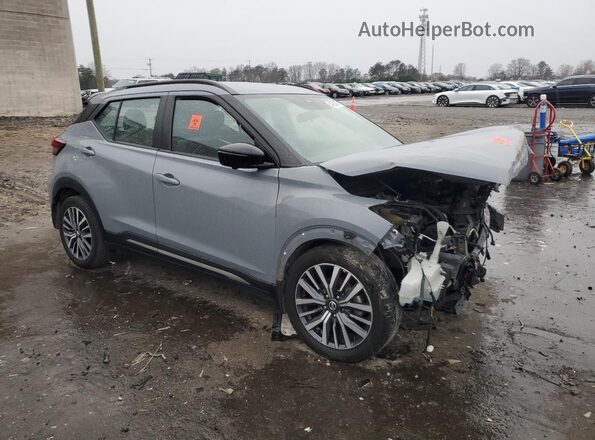 3N1CP5DV6ML514278 2021 NISSAN KICKS Gray Przód prawy