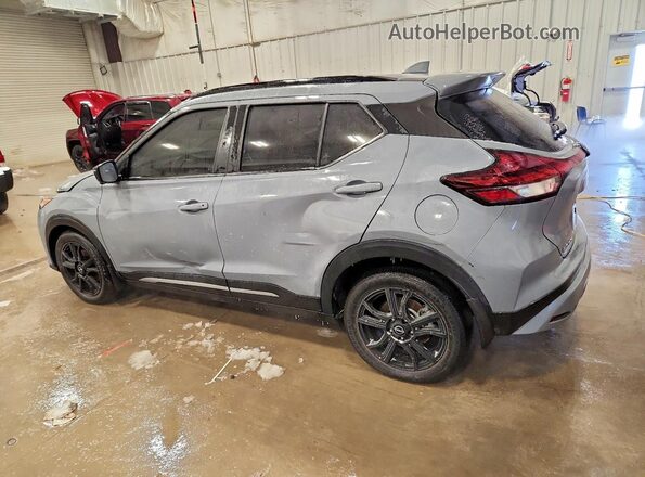 3N1CP5DV7NL502660 2022 NISSAN KICKS Gray Trasero izquierdo