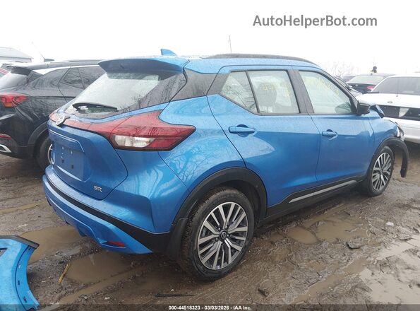 3N1CP5DV8ML475760 2021 NISSAN KICKS Blue Trasero derecho
