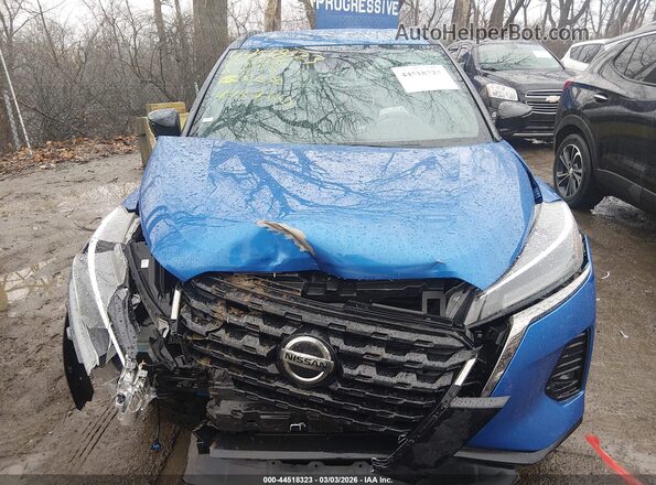 3N1CP5DV8ML475760 2021 NISSAN KICKS Blue Vista del cuadro de instrumentos