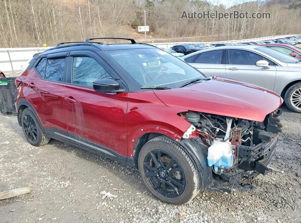 3N1CP5DV8ML549890 2021 NISSAN KICKS Red Передня права чверть