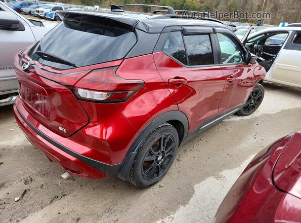 3N1CP5DV8ML549890 2021 NISSAN KICKS Red Задня права чверть