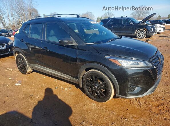 3N1CP5DV9ML513058 2021 NISSAN KICKS Black Delantero derecho