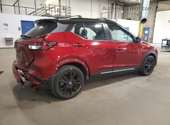 3N1CP5DVXML477039 2021 NISSAN KICKS Красный Задняя правая четверть