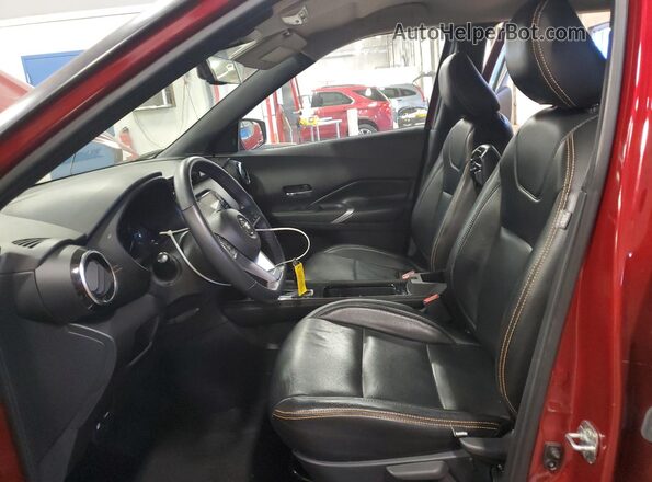 3N1CP5DVXML477039 2021 NISSAN KICKS Красный Вид салона спереди