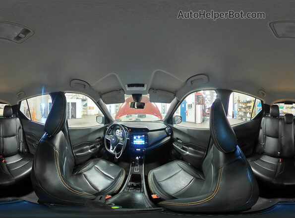 3N1CP5DVXML477039 2021 NISSAN KICKS Красный Панорамный вид салона 360°