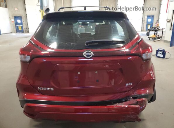 3N1CP5DVXML477039 2021 NISSAN KICKS Красный Вид сзади