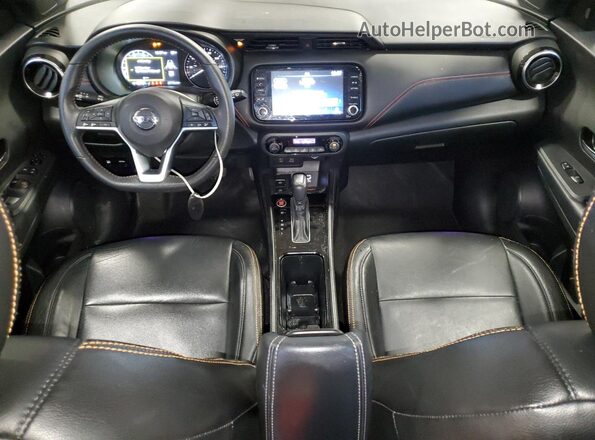 3N1CP5DVXML477039 2021 NISSAN KICKS Красный Вид панели приборов