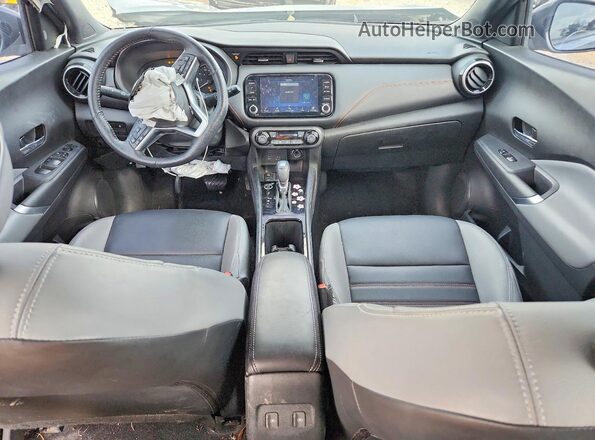 3N1CP5DVXML529866 2021 NISSAN KICKS Gray Առջևի վահանակի տեսք