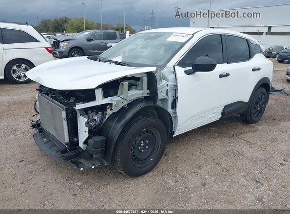 3N8AP6BB0SL311505 2025 NISSAN KICKS White წინა მარცხენა ხედი სამი მეოთხედიდან