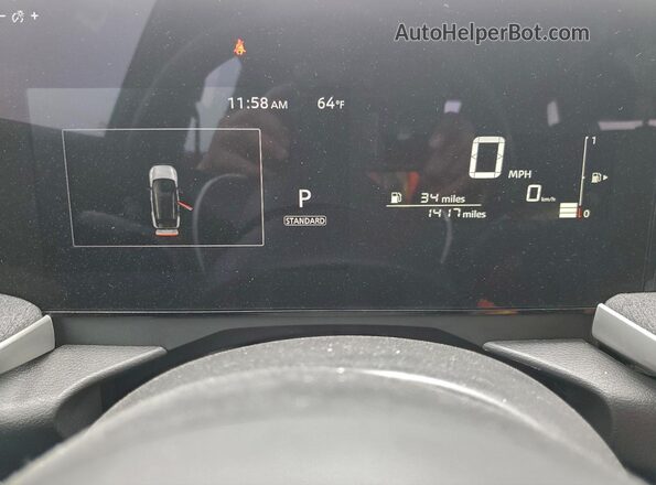 3N8AP6BE6TL327512 2026 NISSAN KICKS Brown Instrument cluster view