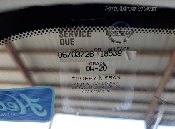3N8AP6CB4SL406387 2025 NISSAN KICKS Black Widok naklejki z numerem VIN