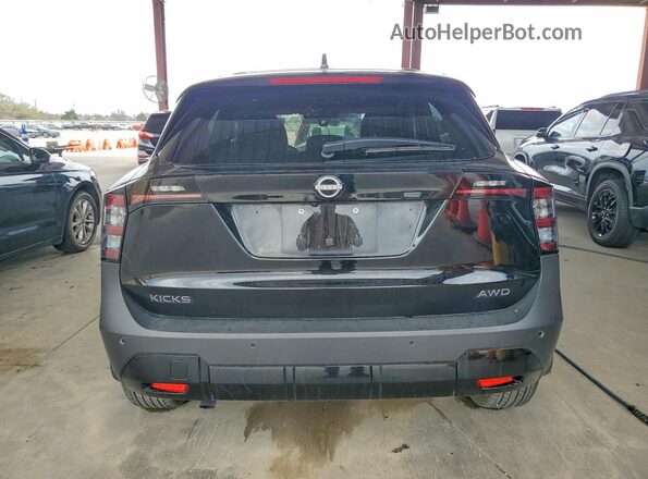 3N8AP6CB4SL406387 2025 NISSAN KICKS Black Widok z tyłu