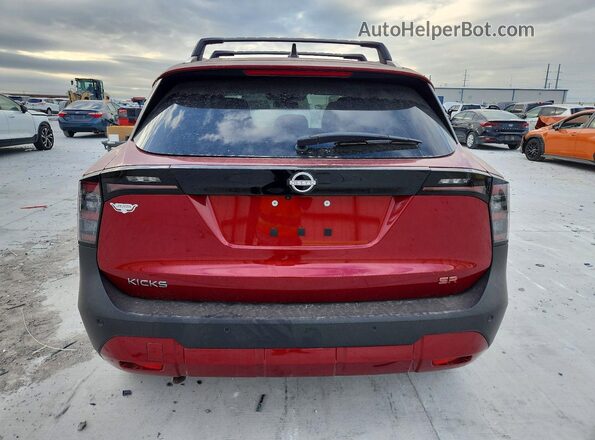 3N8AP6DA0TL323434 2026 NISSAN KICKS Красный Вид сзади