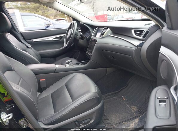 3PCAJ5ABXMF124833 2021 INFINITI QX50 Black Вид салону спереду