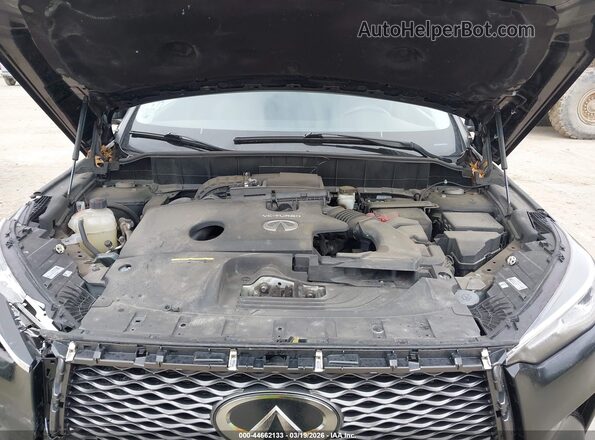 3PCAJ5ABXMF124833 2021 INFINITI QX50 Black Вид ззаду