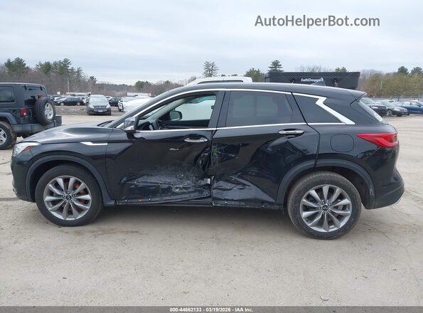 3PCAJ5ABXMF124833 2021 INFINITI QX50 Black Вид задньої частини салону