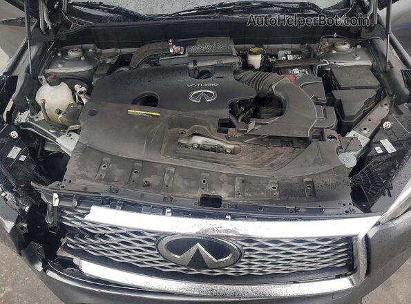 3PCAJ5BA0MF107416 2021 INFINITI QX50 Gray Vista del compartimento del motor