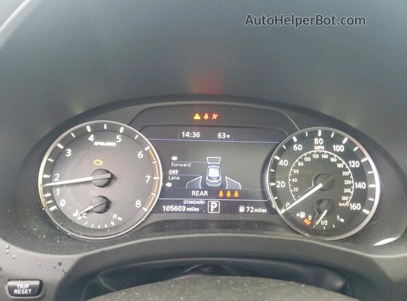 3PCAJ5BA0MF107416 2021 INFINITI QX50 Gray Vista del cuadro de instrumentos
