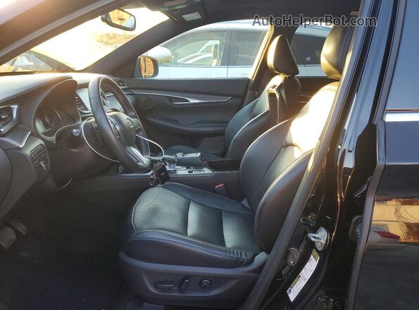 3PCAJ5BA0NF109975 2022 INFINITI QX50 Черный Вид салона спереди