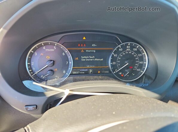 3PCAJ5BA1RF107447 2024 INFINITI QX50 Gray Widok zestawu wskaźników