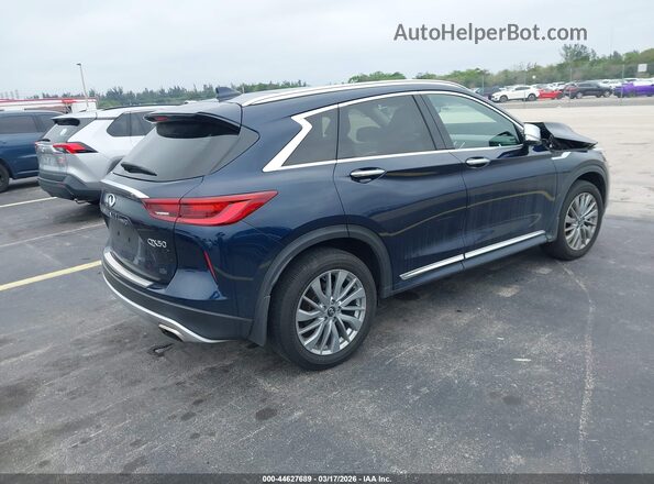 3PCAJ5BA3PF120634 2023 INFINITI QX50 Blue Rear right