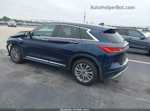 3PCAJ5BA3PF120634 2023 INFINITI QX50 Blue Rear left