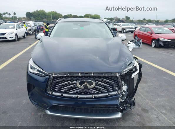 3PCAJ5BA3PF120634 2023 INFINITI QX50 Blue Rear interior view