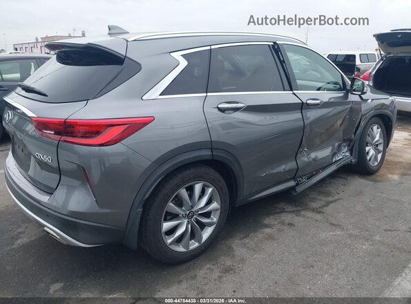 3PCAJ5BA5MF107444 2021 INFINITI QX50 Gray Задня права чверть