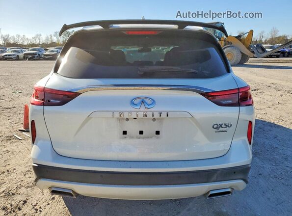 3PCAJ5BA5MF113275 2021 INFINITI QX50 White Rear view