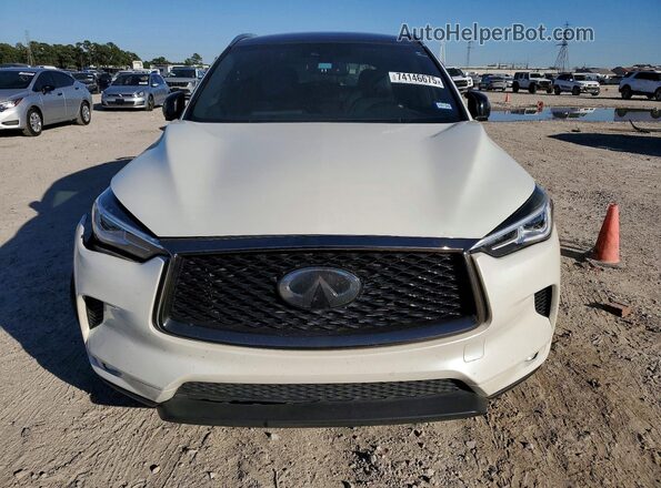 3PCAJ5BA5MF113275 2021 INFINITI QX50 White Front view