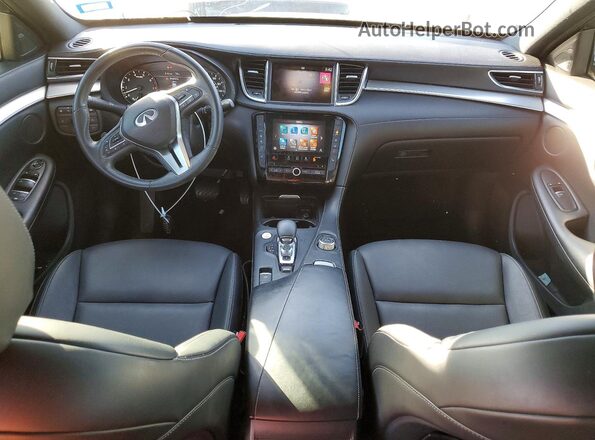 3PCAJ5BA5MF113275 2021 INFINITI QX50 White Dashboard view