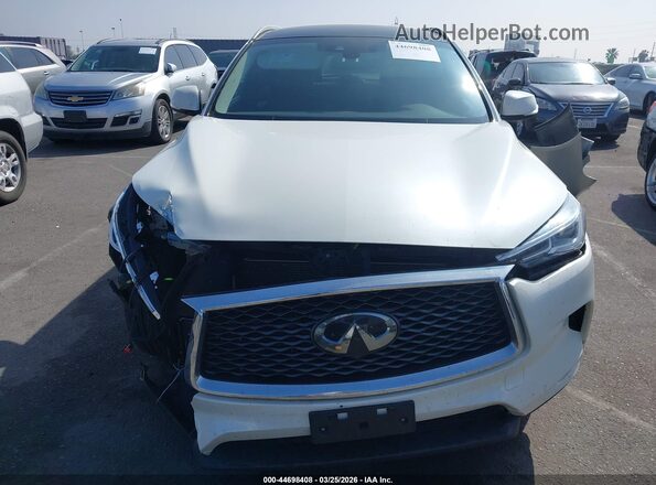 3PCAJ5BA6MF102060 2021 INFINITI QX50 White Instrument cluster view