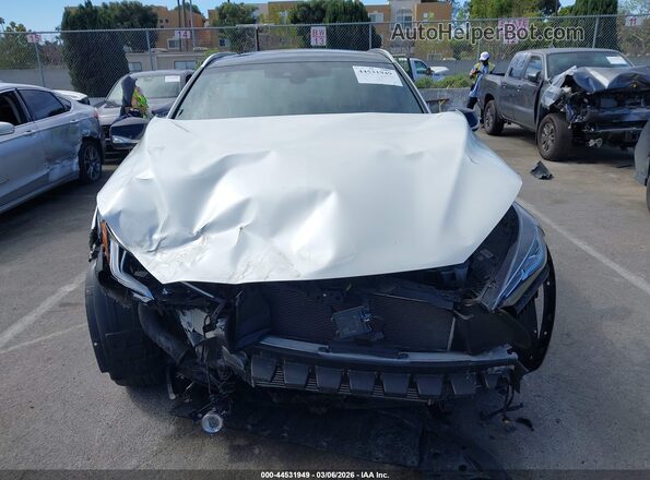 3PCAJ5BA8NF118858 2022 INFINITI QX50 White Instrument cluster view