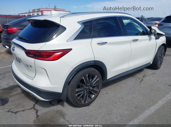 3PCAJ5BA8NF118858 2022 INFINITI QX50 White Rear right