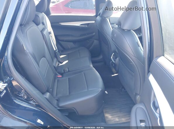 3PCAJ5BB3MF100632 2021 INFINITI QX50 Dark Blue Vista de la etiqueta del VIN