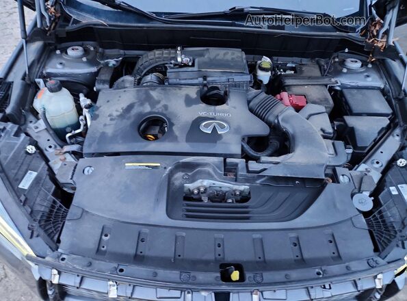 3PCAJ5BB3MF101828 2021 INFINITI QX50 Gray Engine compartment view