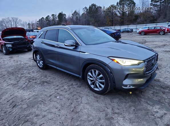 3PCAJ5BB3MF101828 2021 INFINITI QX50 Gray Front right