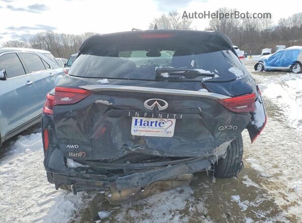 3PCAJ5BB4MF124762 2021 INFINITI QX50 Black Հետևի տեսք