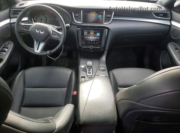 3PCAJ5BB4MF124762 2021 INFINITI QX50 Black Առջևի վահանակի տեսք