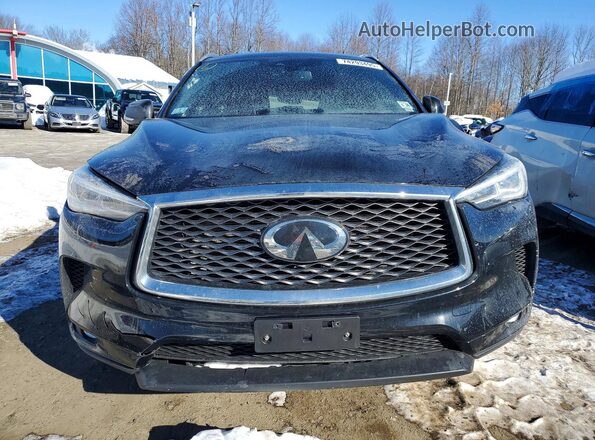 3PCAJ5BB4MF124762 2021 INFINITI QX50 Black Դիմացի տեսք