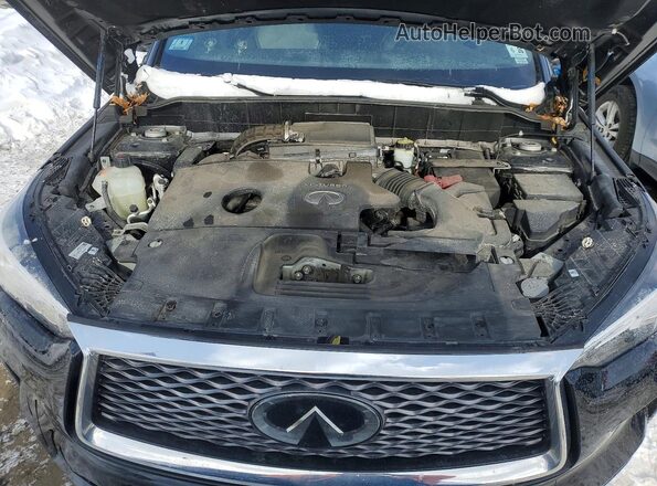 3PCAJ5BB4MF124762 2021 INFINITI QX50 Black Շարժիչի բաժամունքի տեսք