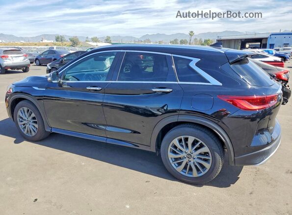 3PCAJ5BB5SF106347 2025 INFINITI QX50 Black Trasero izquierdo