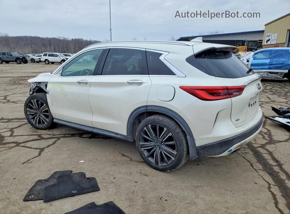 3PCAJ5BB6MF118929 2021 INFINITI QX50 White Trasero izquierdo